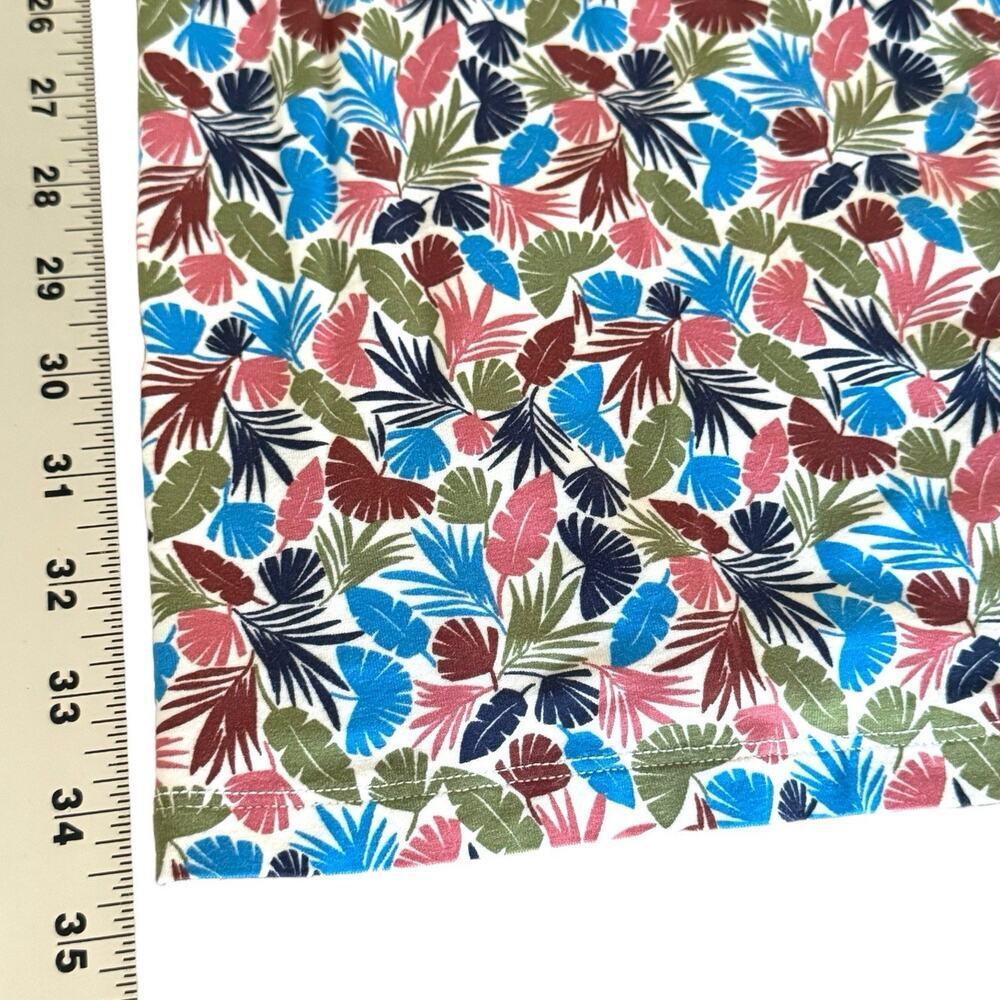 Boden Effie Palm Leaf Print V-Neck Sleeveless Midi Fit & Flare Dress Multi US 4P - Picture 15 of 16